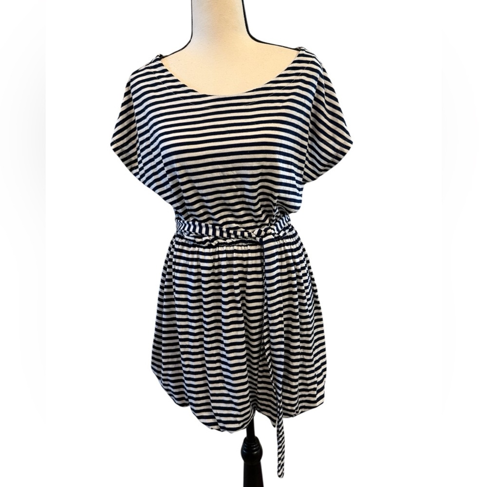 Forever 21 | Striped Navy and White Dress